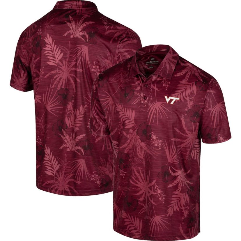 NCAA Virginia Tech Hokies Palms Team Polo
