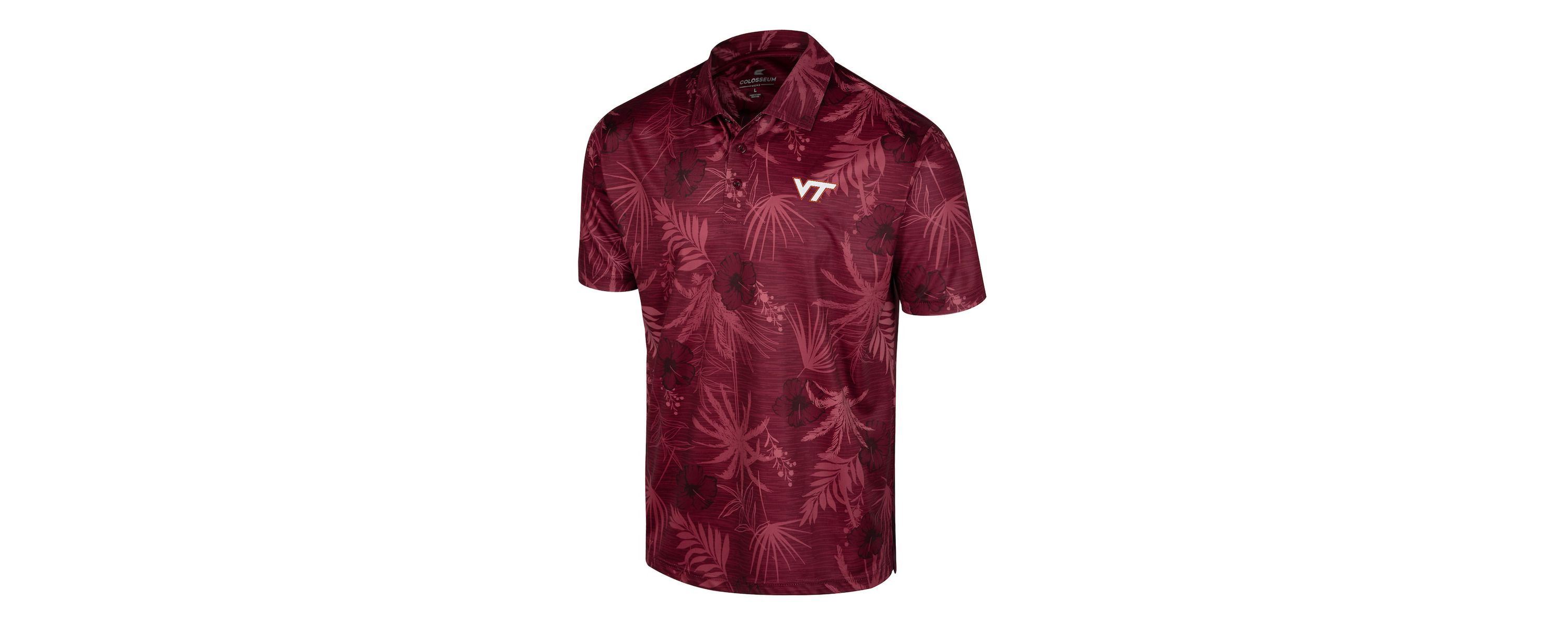 NCAA Virginia Tech Hokies Palms Team Polo