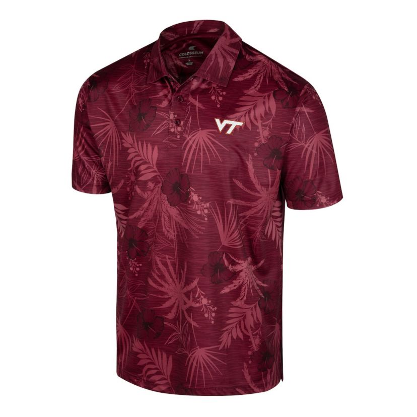 NCAA Virginia Tech Hokies Palms Team Polo