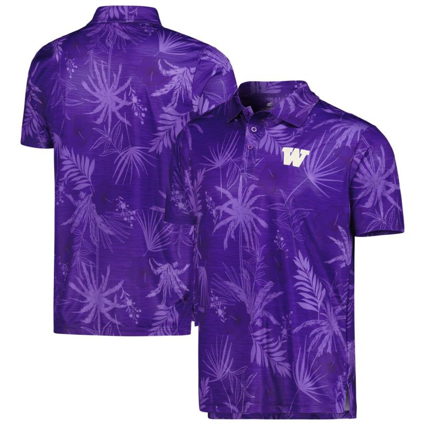 NCAA Washington Huskies Palms Team Polo