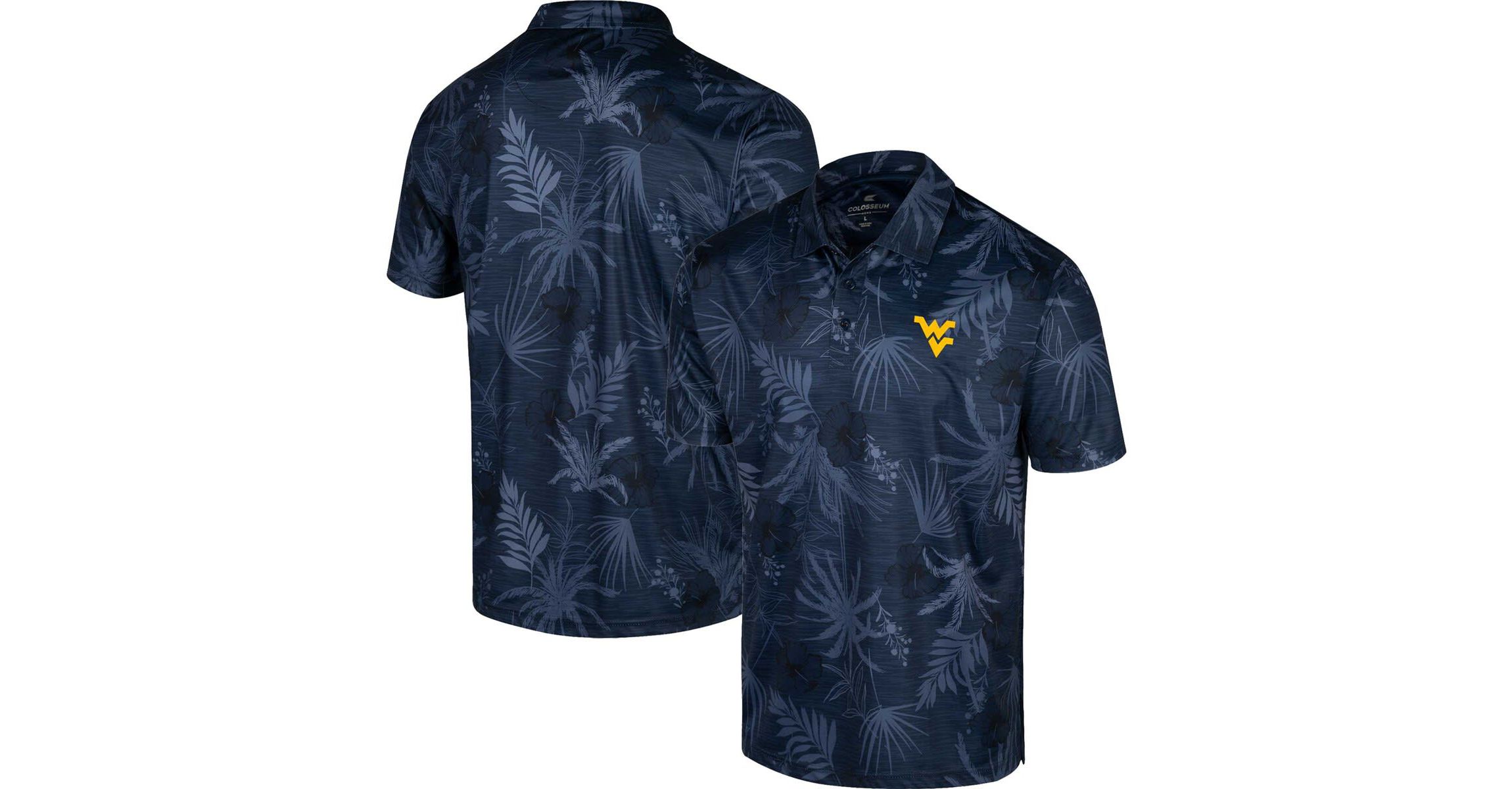 NCAA West Virginia Mountaineers Palms Team Polo
