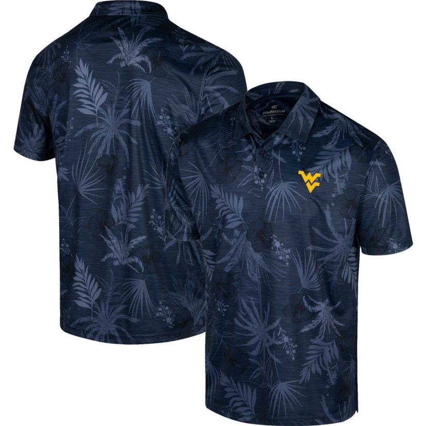 NCAA West Virginia Mountaineers Palms Team Polo