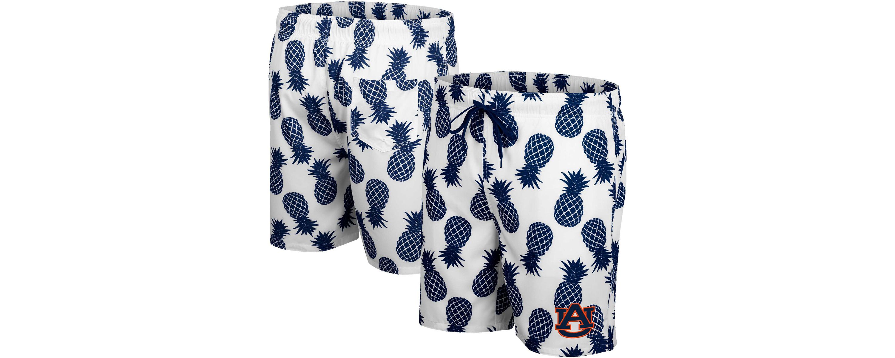 NCAA Auburn Tigers Pineapples Swim Shorts