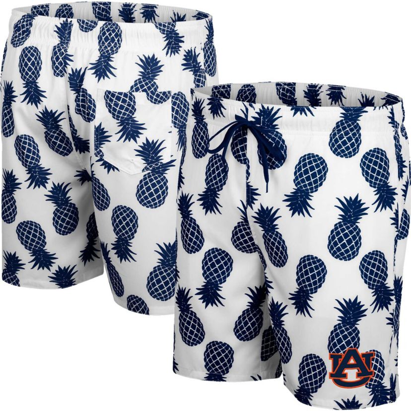 NCAA Auburn Tigers Pineapples Swim Shorts