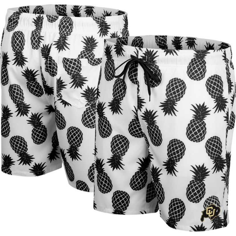 NCAA Colorado Buffaloes Pineapples Swim Shorts