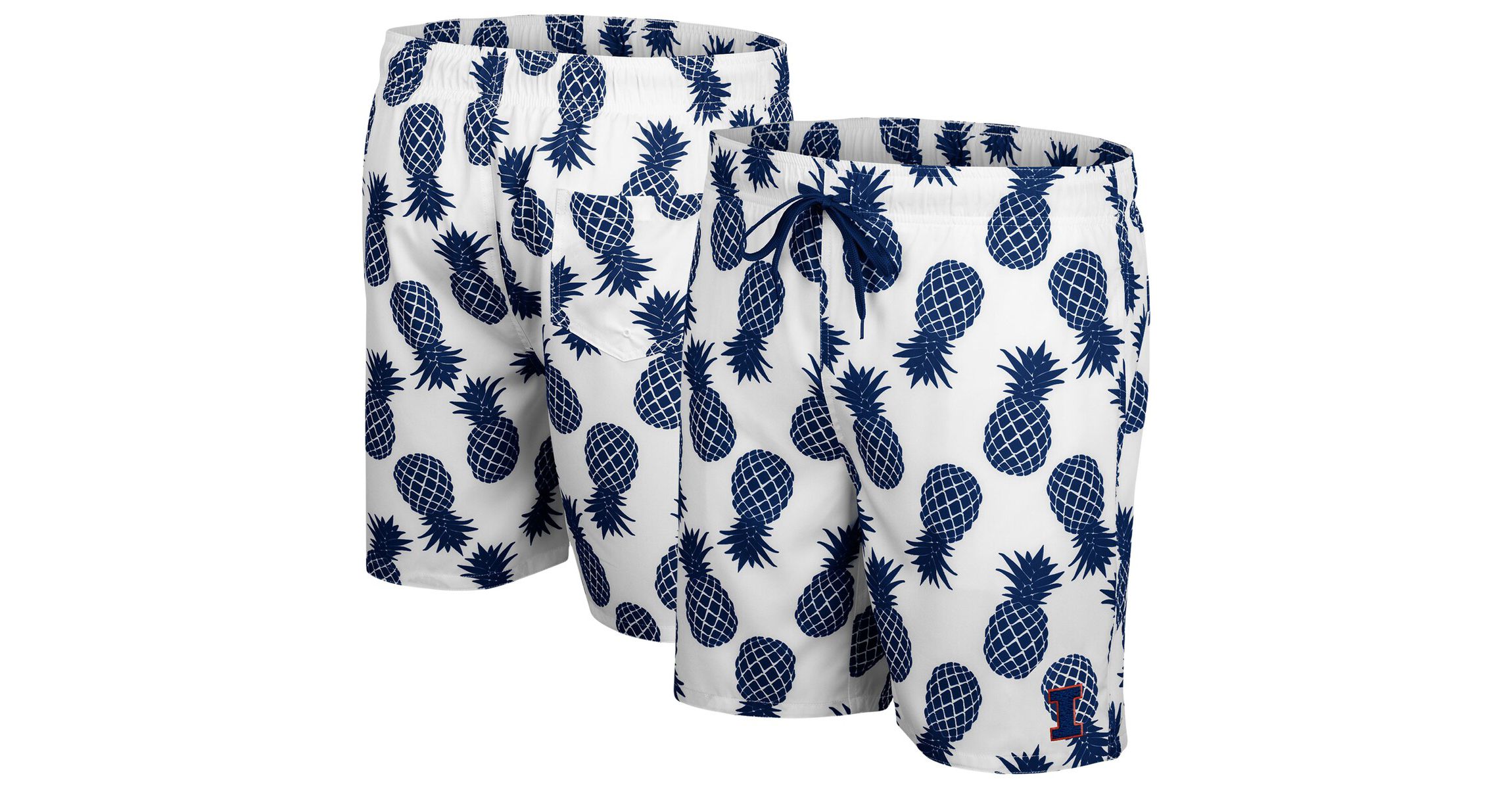 NCAA Illinois Fighting Illini Pineapples Swim Shorts