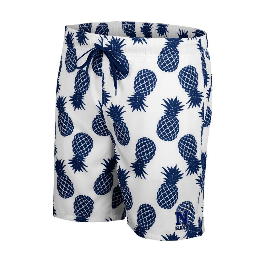 Navy Midshipmen NCAA Midshipmen Pineapples Swim Shorts
