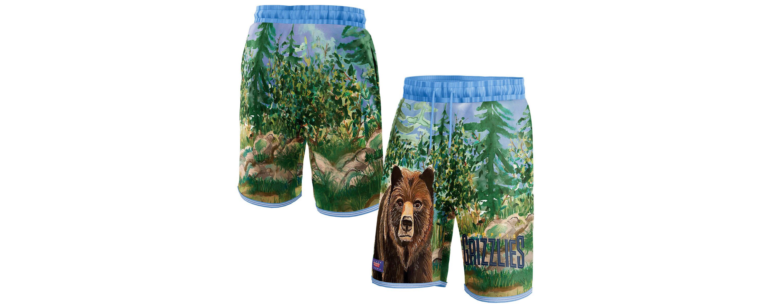 NBA Unisex NBA & KidSuper Studios by Fanatics Memphis Grizzlies Hometown Shorts