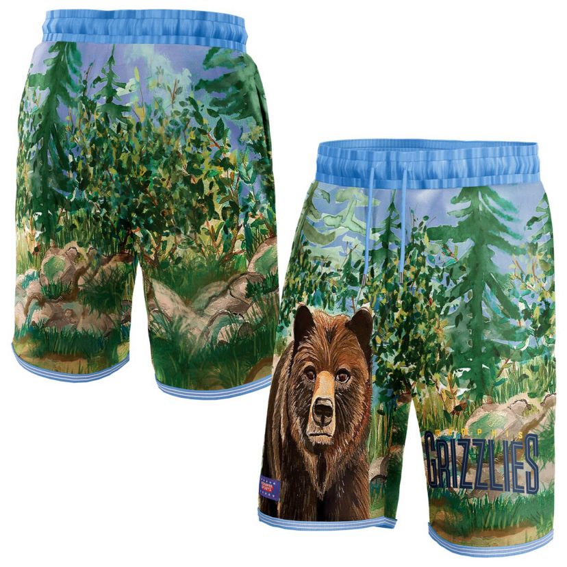 NBA Unisex NBA & KidSuper Studios by Fanatics Memphis Grizzlies Hometown Shorts