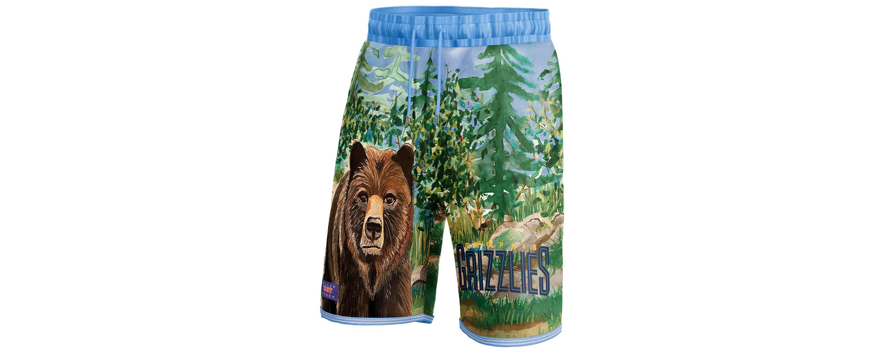 NBA Unisex NBA & KidSuper Studios by Fanatics Memphis Grizzlies Hometown Shorts