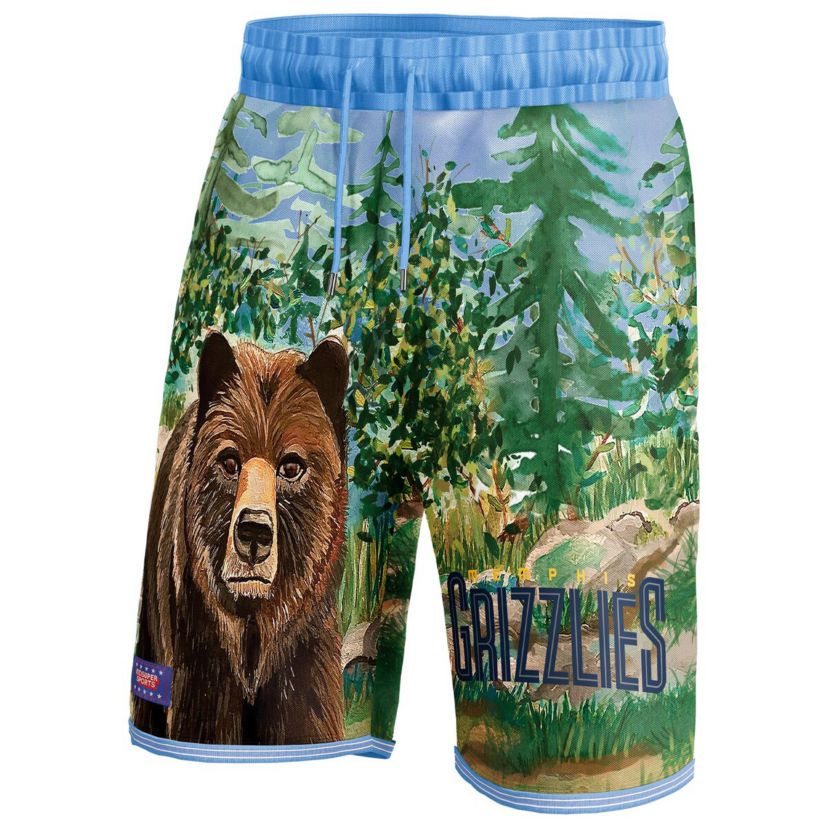 NBA Unisex NBA & KidSuper Studios by Fanatics Memphis Grizzlies Hometown Shorts