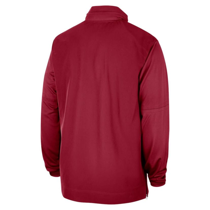 NCAA Nike Oklahoma Sooners 2023 Coach Half-Zip Hooded Jacket