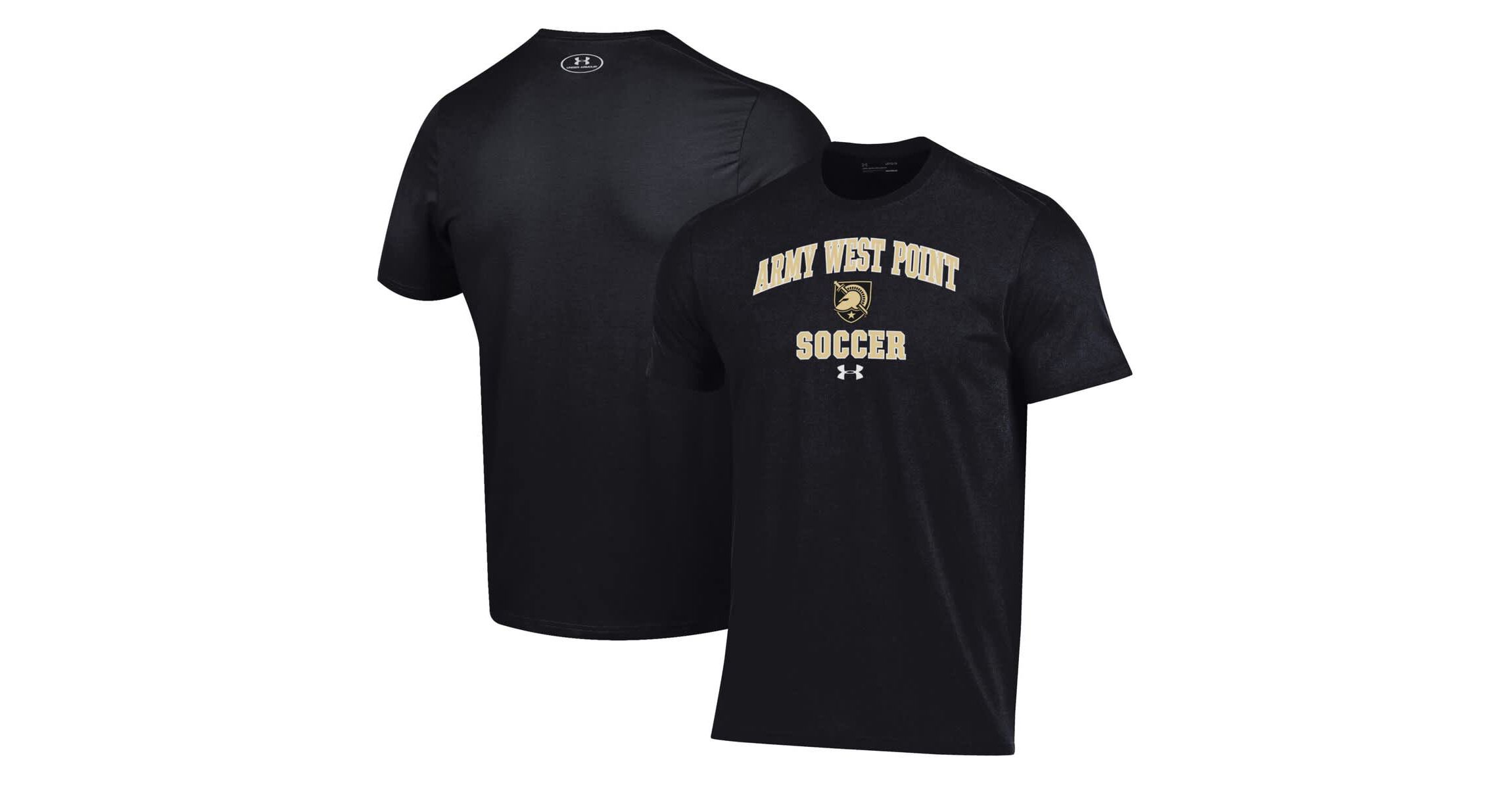 Army Black Knights NCAA Under Armour Army Knights Soccer Arch Over Performance T-Shirt