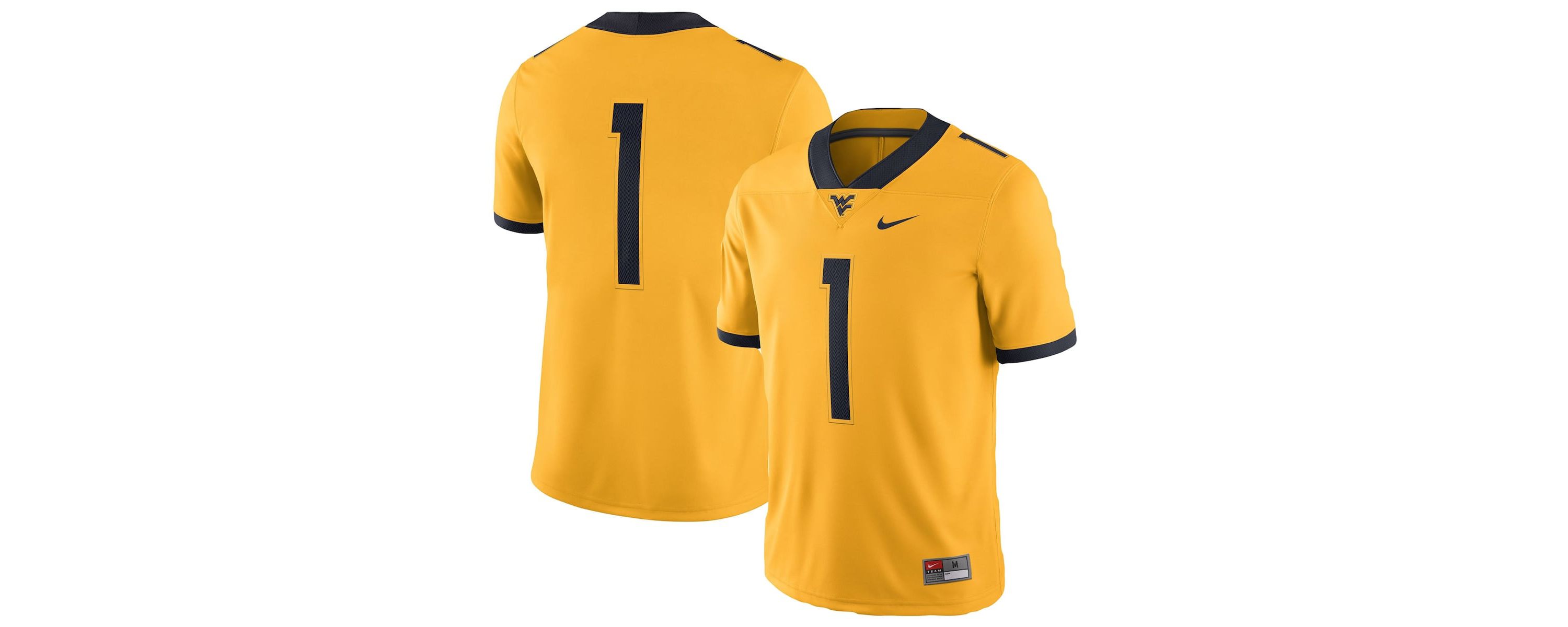 NCAA Nike West Virginia Mountaineers Alternate Game Jersey
