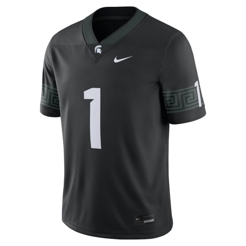 NCAA Nike #1 Michigan State Spartans Alternate Football Game Jersey