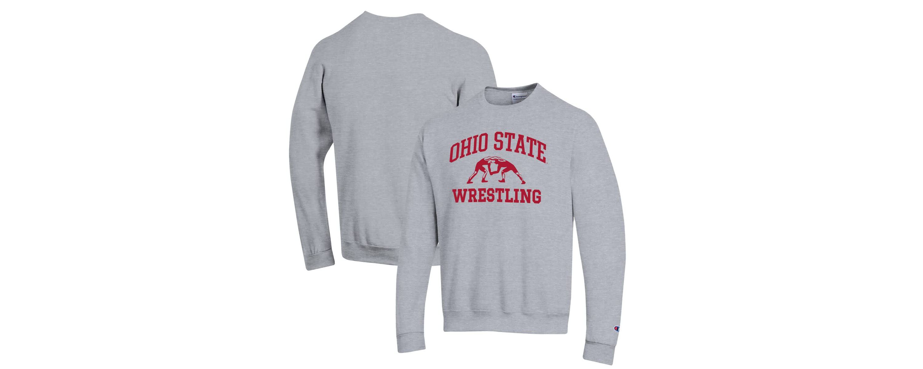 NCAA Ohio State Buckeyes Wrestling Icon Powerblend Pullover Sweatshirt