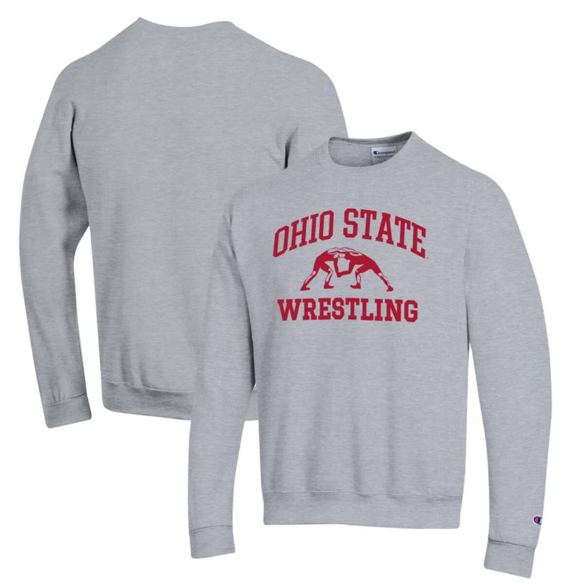 NCAA Ohio State Buckeyes Wrestling Icon Powerblend Pullover Sweatshirt