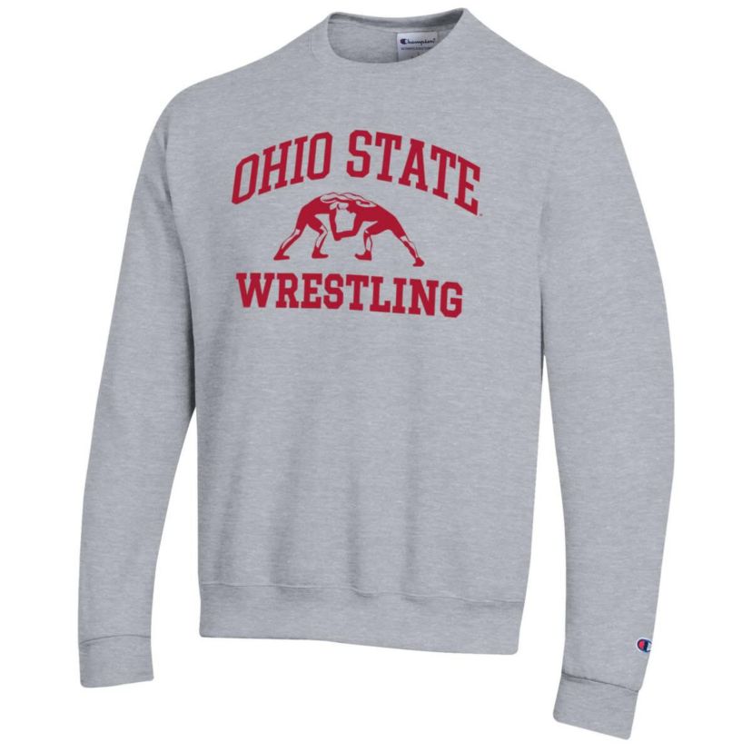 NCAA Ohio State Buckeyes Wrestling Icon Powerblend Pullover Sweatshirt