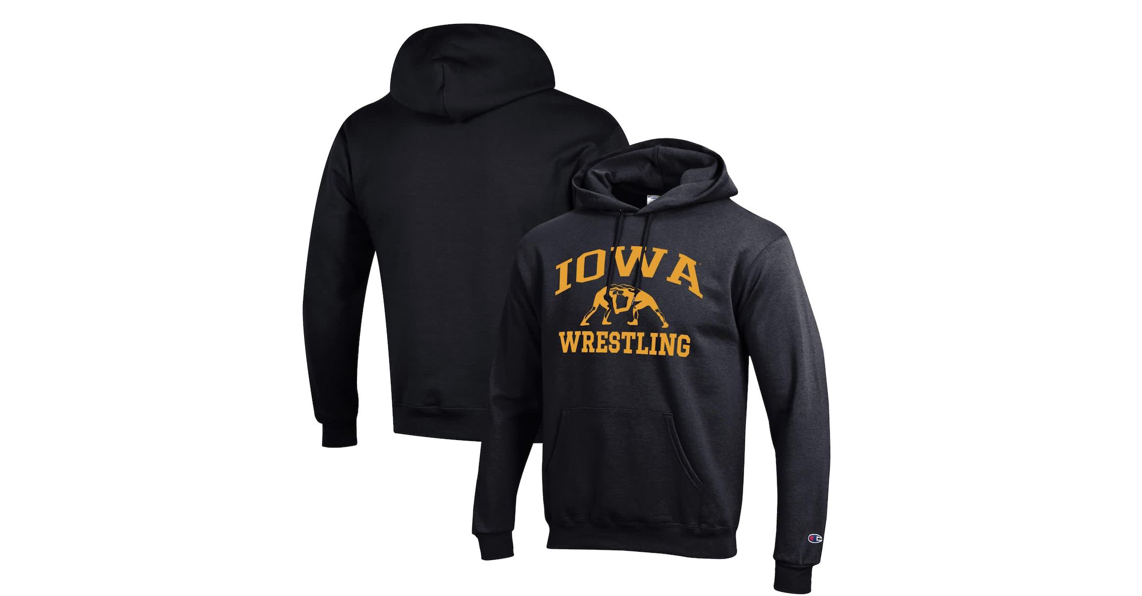 NCAA Iowa Hawkeyes Wrestling Icon Pullover Hoodie