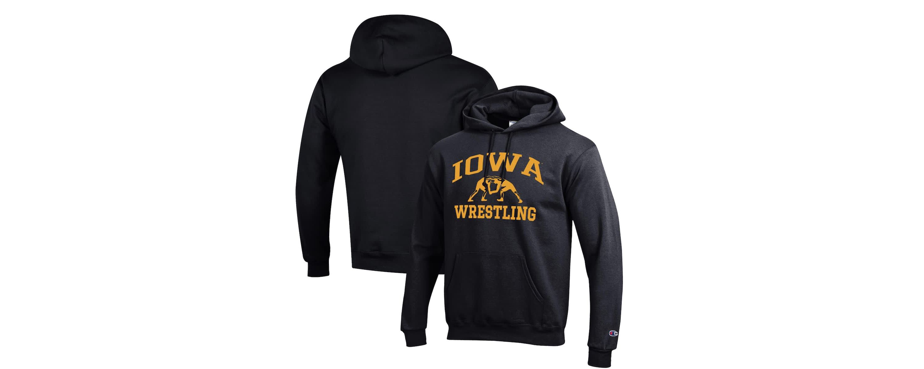 NCAA Iowa Hawkeyes Wrestling Icon Pullover Hoodie