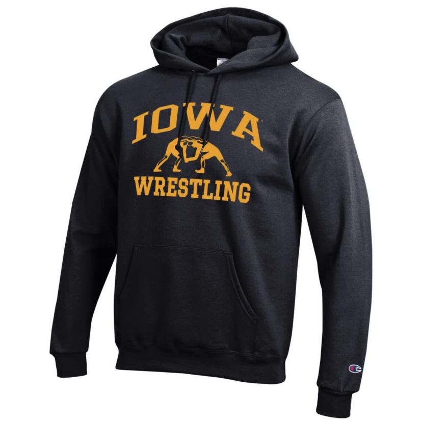 NCAA Iowa Hawkeyes Wrestling Icon Pullover Hoodie