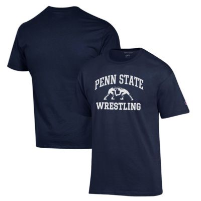 Champion Men's NCAA Penn State Nittany Lions Wrestling Icon T-Shirt, Navy Blue, 3XL