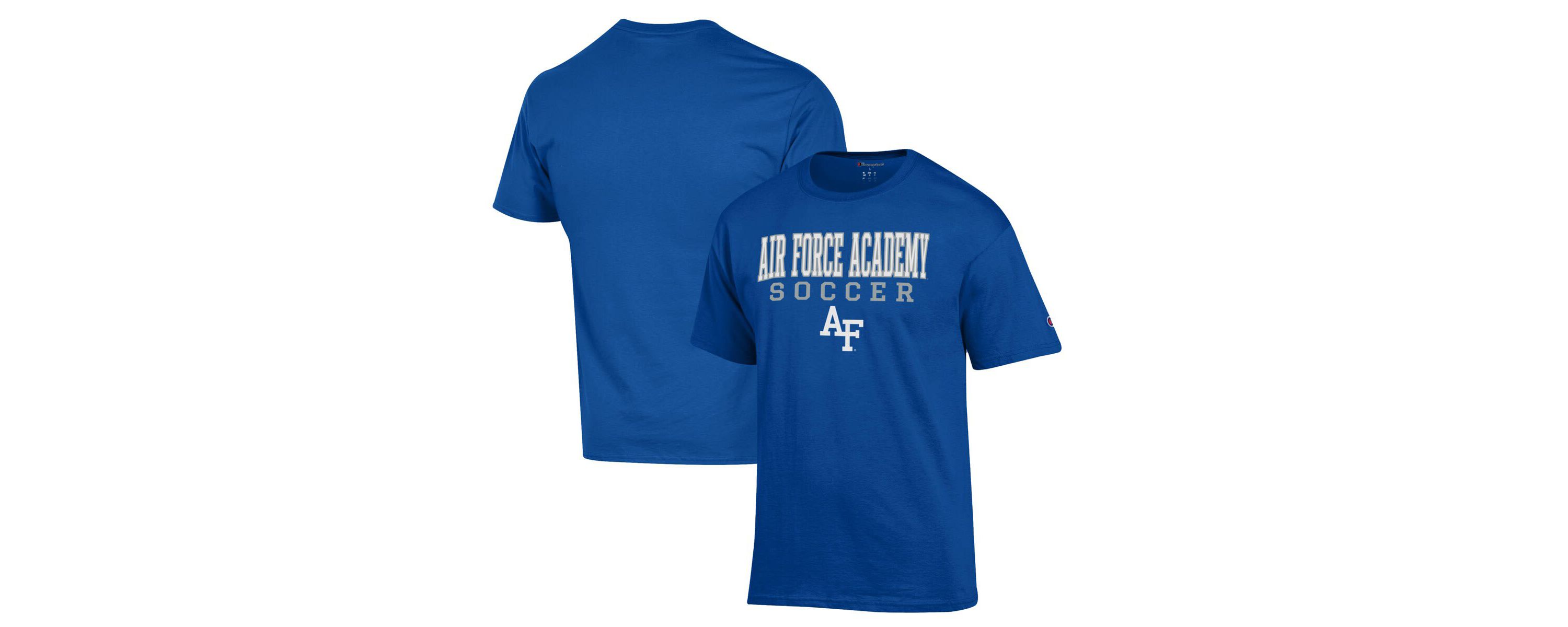 NCAA Air Force Falcons Soccer Stack Logo T-Shirt