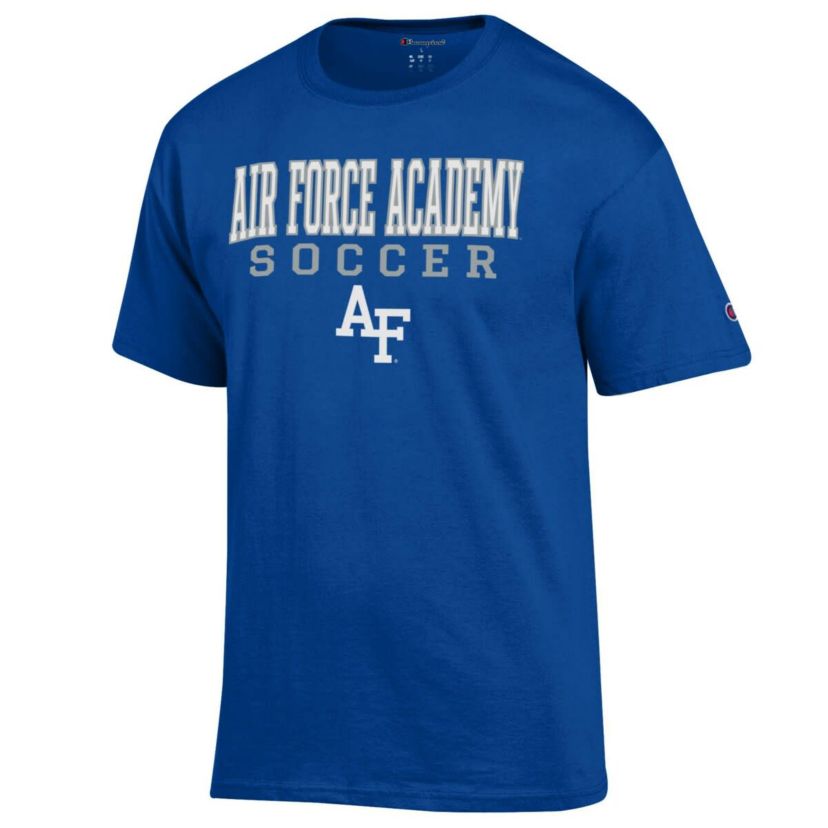 NCAA Air Force Falcons Soccer Stack Logo T-Shirt