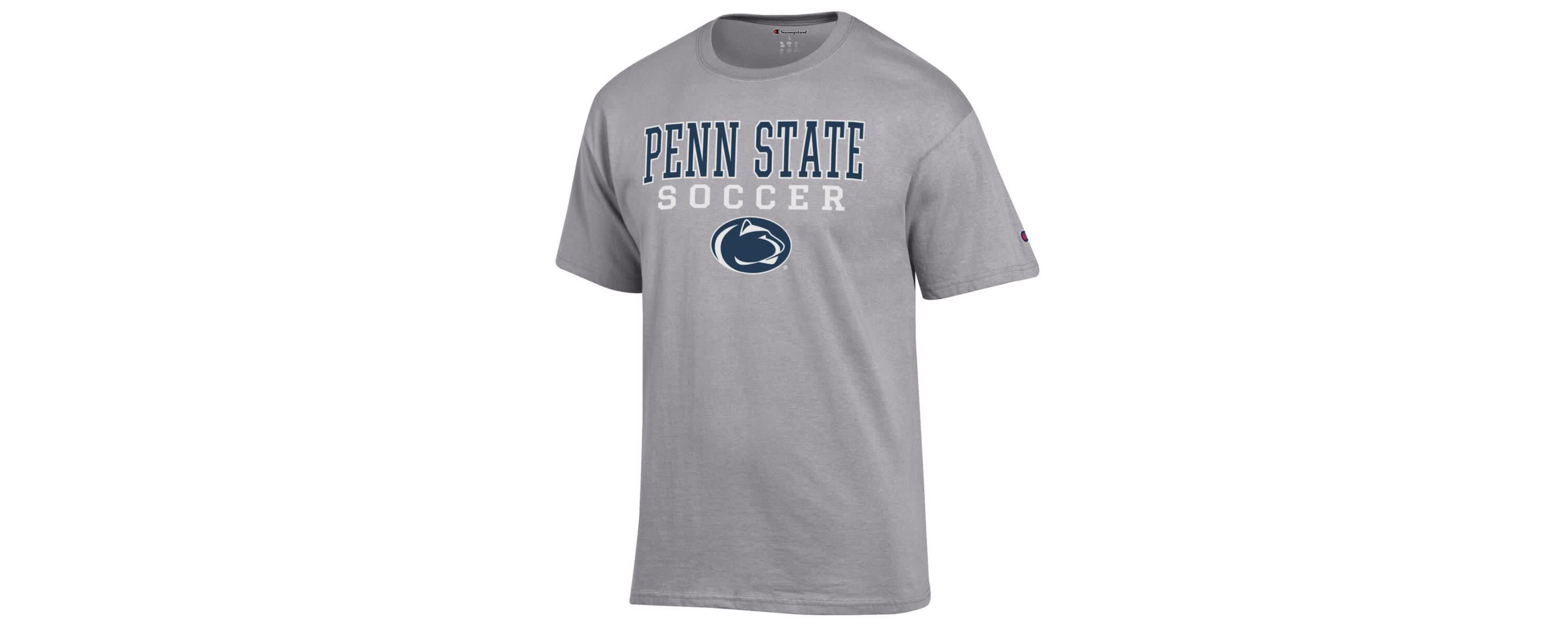 NCAA Penn State Nittany Lions Soccer Stack Logo T-Shirt