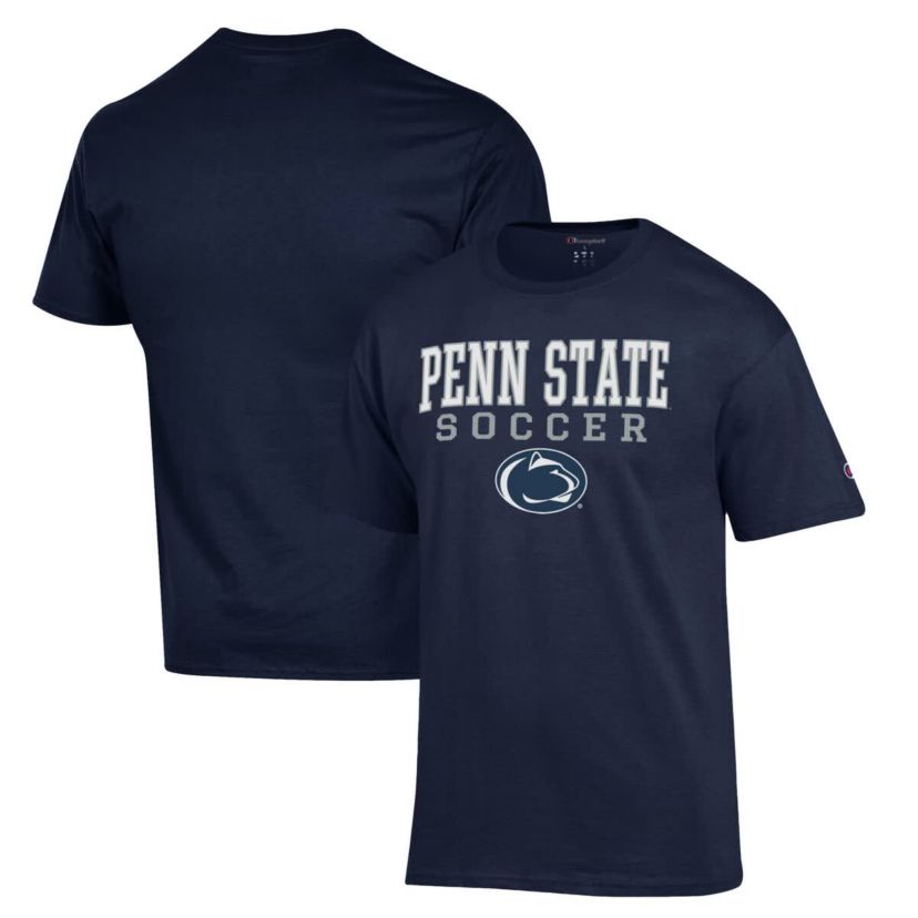 NCAA Penn State Nittany Lions Soccer Stack Logo T-Shirt