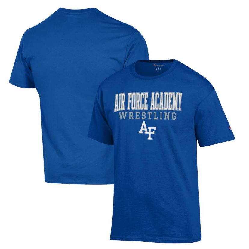 NCAA Air Force Falcons Wrestling Stack Logo T-Shirt