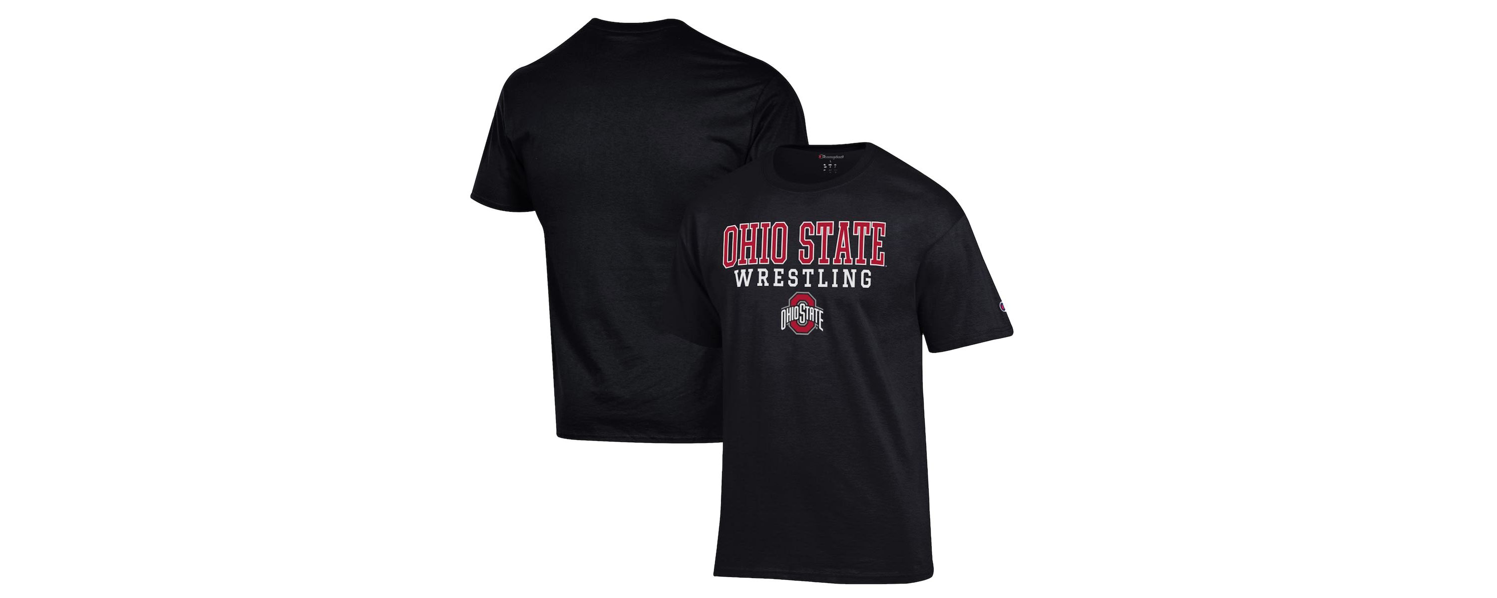 NCAA Ohio State Buckeyes Wrestling Stack Logo T-Shirt