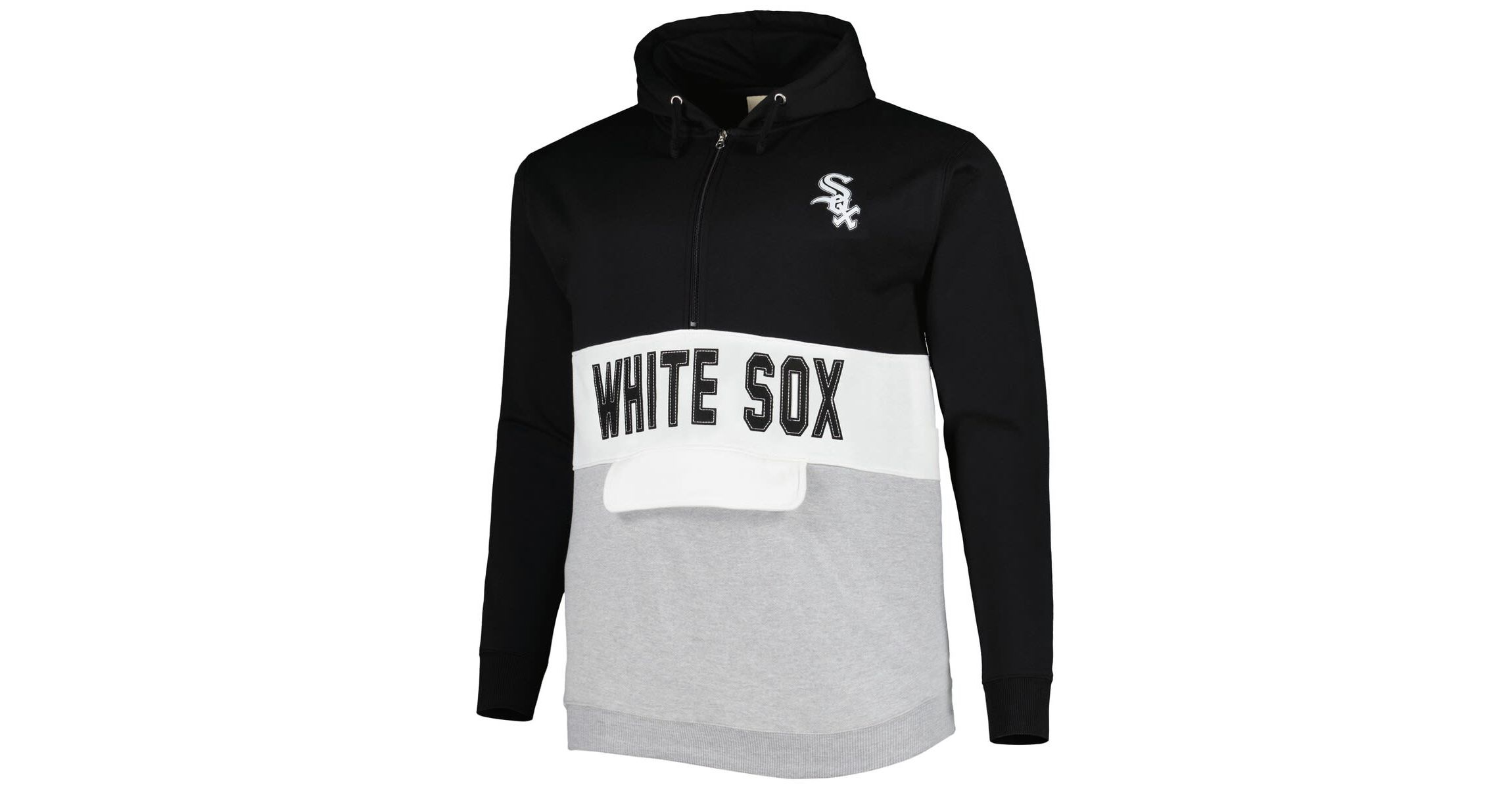 Chicago White Sox MLB Chicago Sox Big & Tall Fleece Half-Zip Hoodie