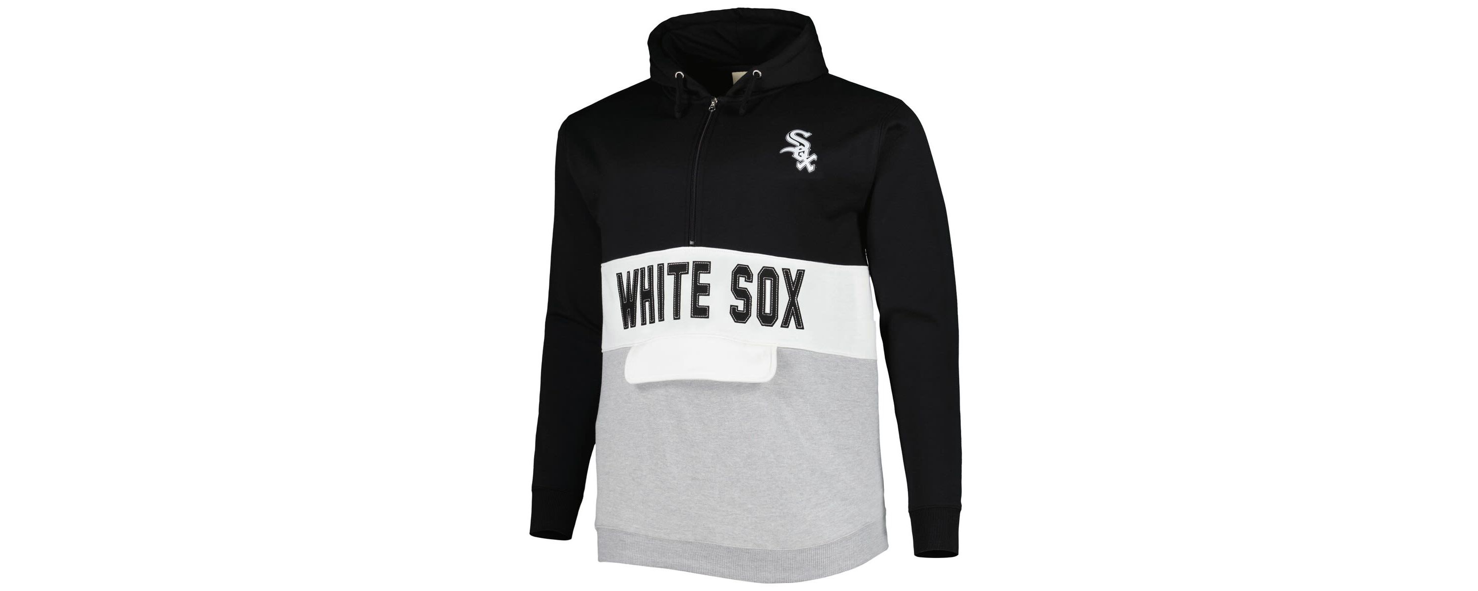 Chicago White Sox MLB Chicago Sox Big & Tall Fleece Half-Zip Hoodie