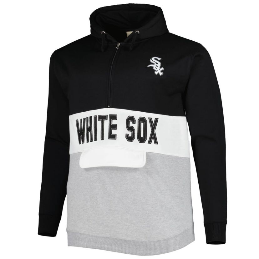Chicago White Sox MLB Chicago Sox Big & Tall Fleece Half-Zip Hoodie