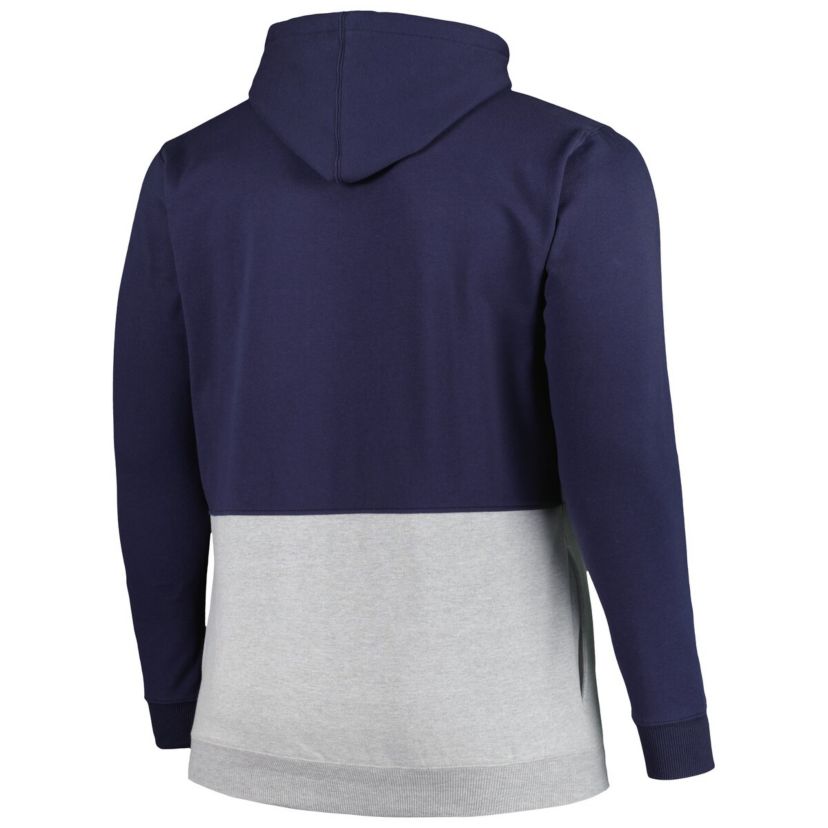 MLB New York Yankees Big & Tall Fleece Half-Zip Hoodie