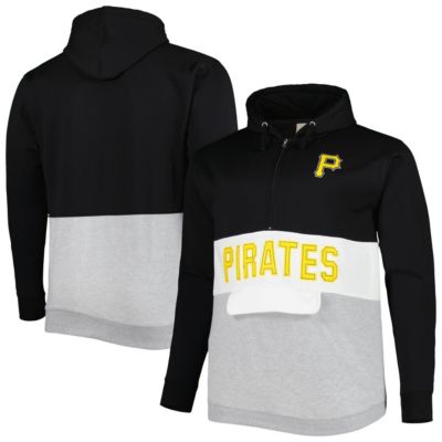 MLB Pittsburgh Pirates Big & Tall Fleece Half-Zip Hoodie