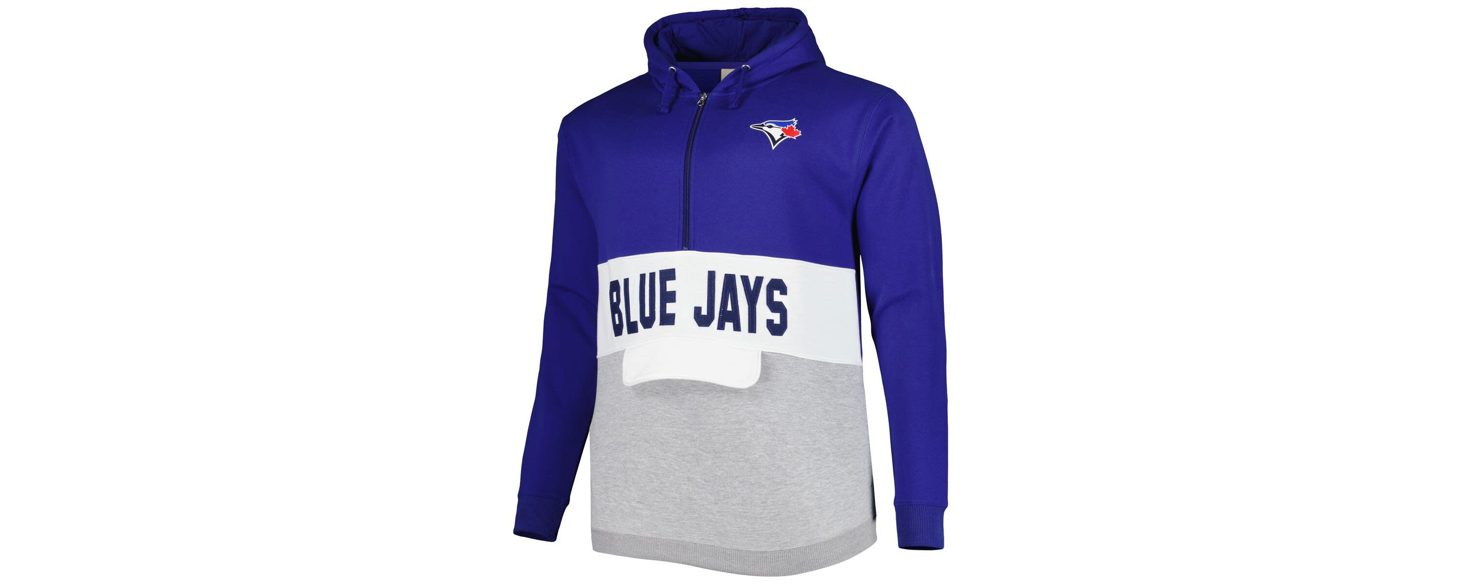 Toronto Blue Jays MLB Toronto Jays Big & Tall Fleece Half-Zip Hoodie