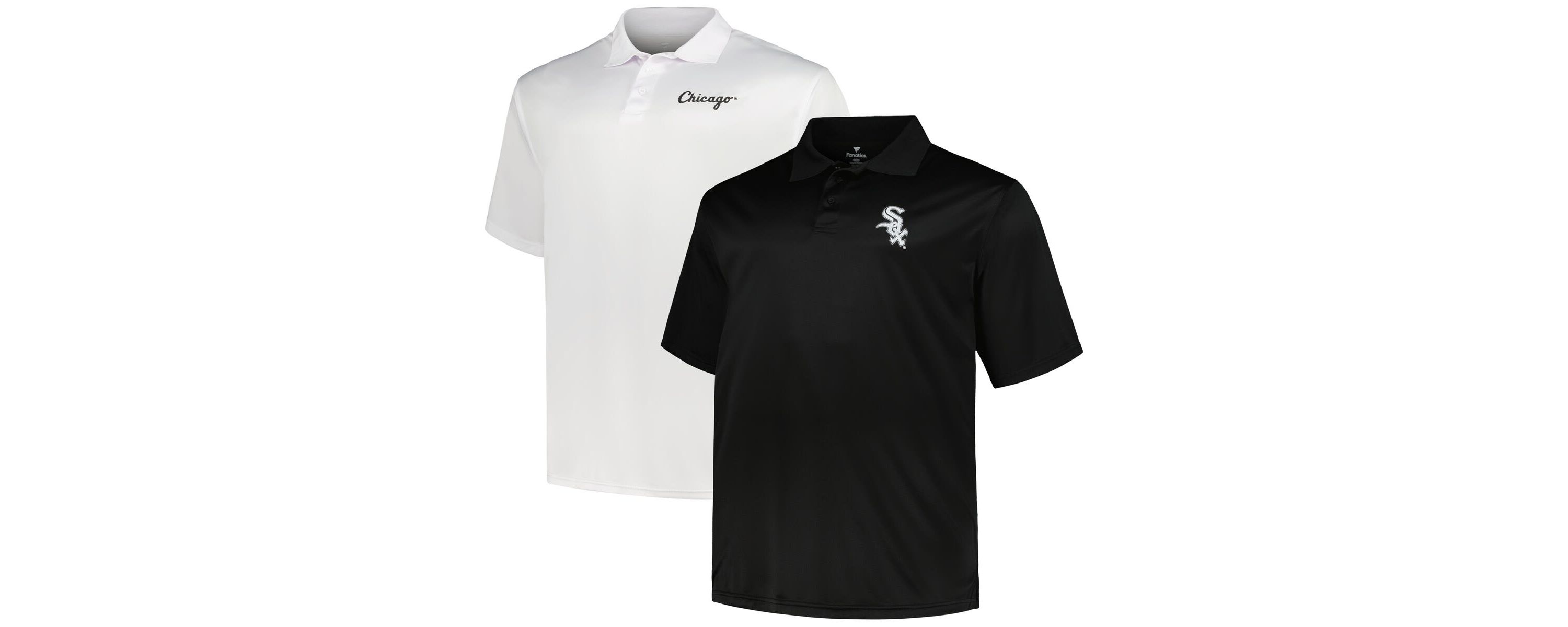 Chicago White Sox MLB Chicago Sox Big & Tall Two-Pack Solid Polo Set
