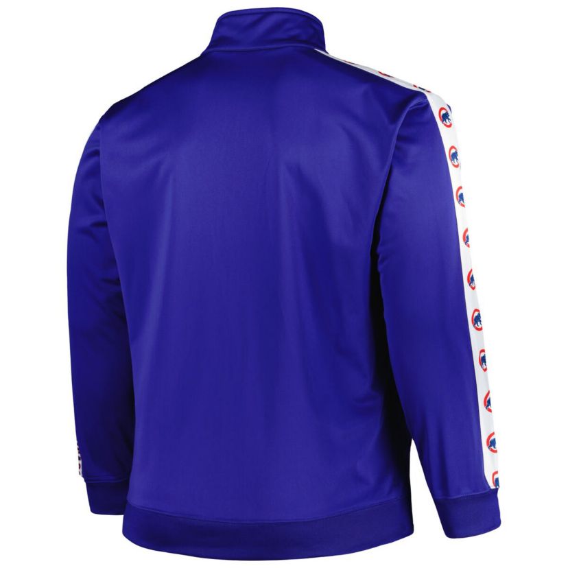 MLB Chicago Cubs Big & Tall Tricot Track Full-Zip Jacket
