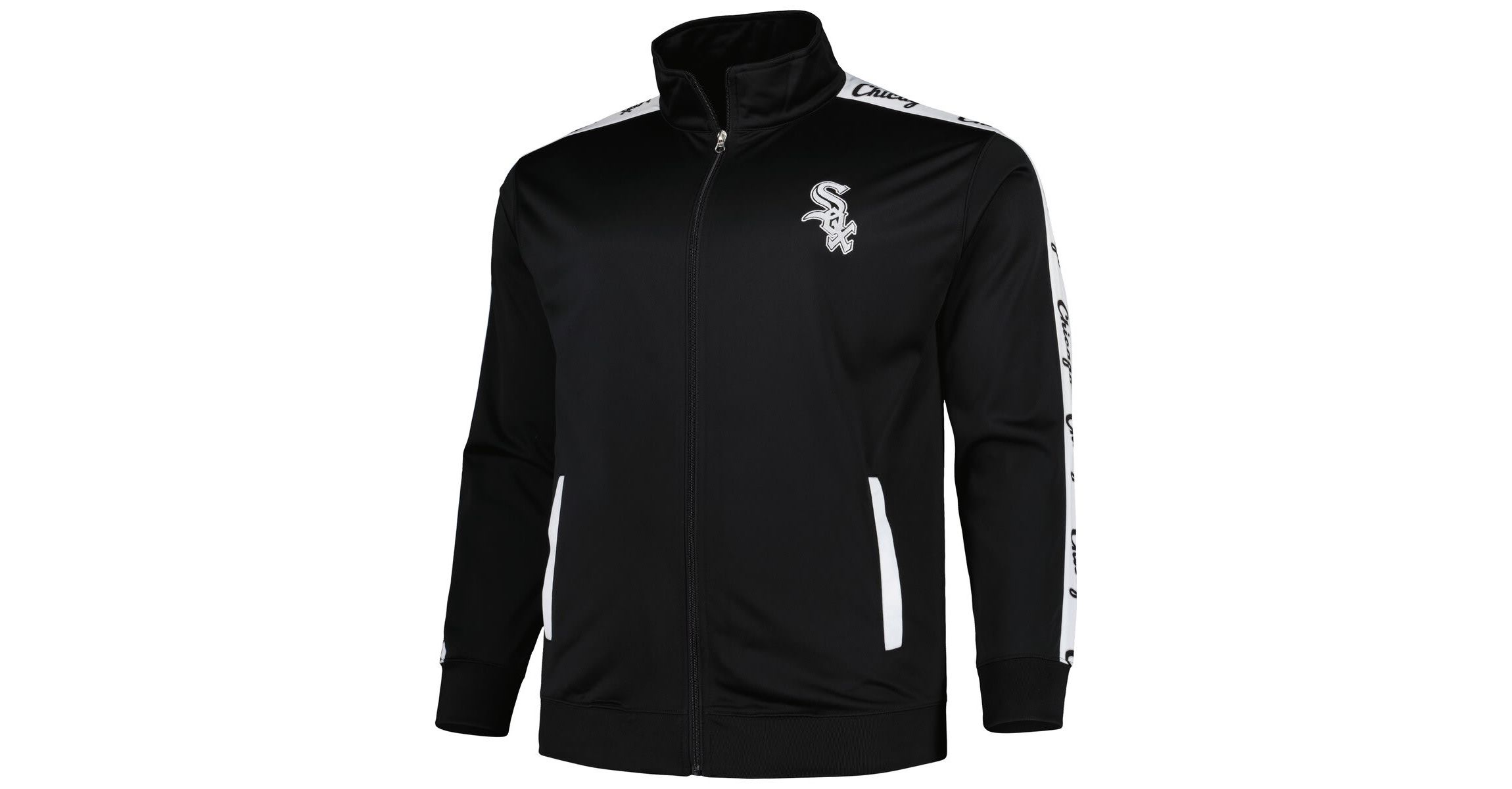 Chicago White Sox MLB Chicago Sox Big & Tall Tricot Track Full-Zip Jacket
