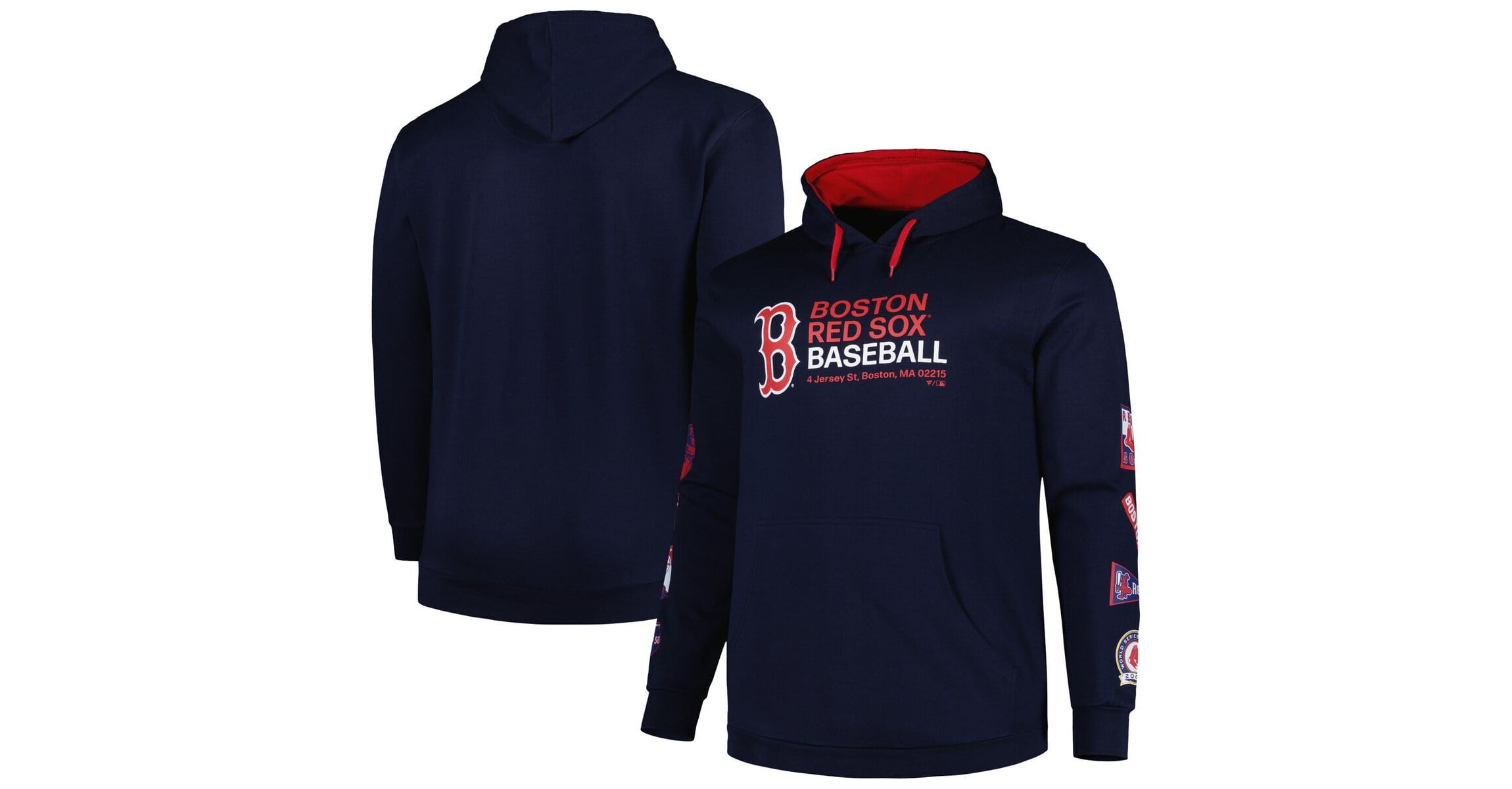 Boston Red Sox MLB Boston Sox Big & Tall Fleece Pullover Hoodie