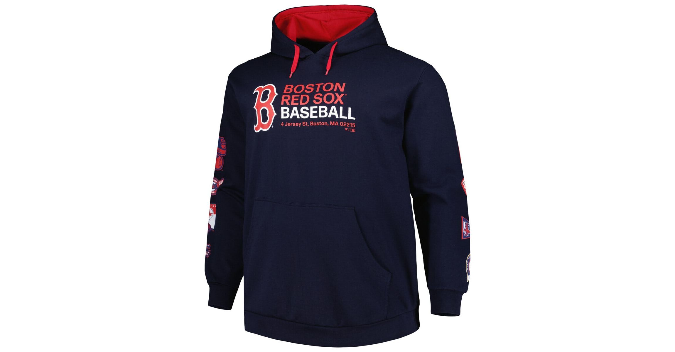 Boston Red Sox MLB Boston Sox Big & Tall Fleece Pullover Hoodie