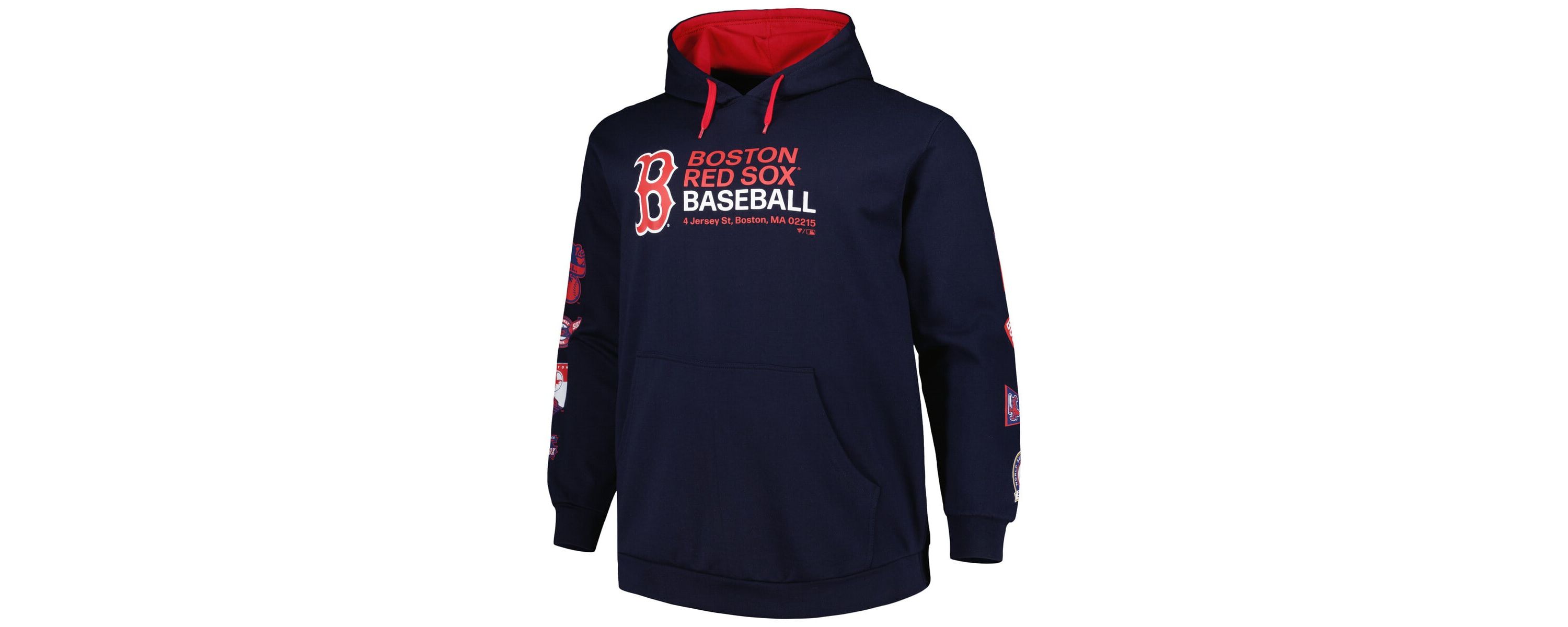 Boston Red Sox MLB Boston Sox Big & Tall Fleece Pullover Hoodie