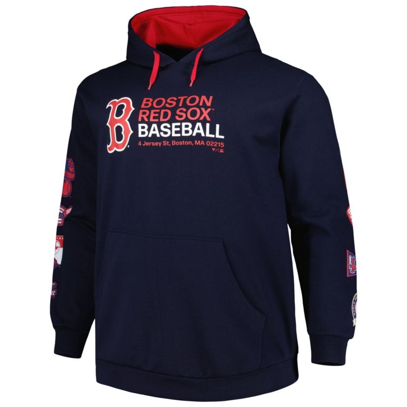 Boston Red Sox MLB Boston Sox Big & Tall Fleece Pullover Hoodie