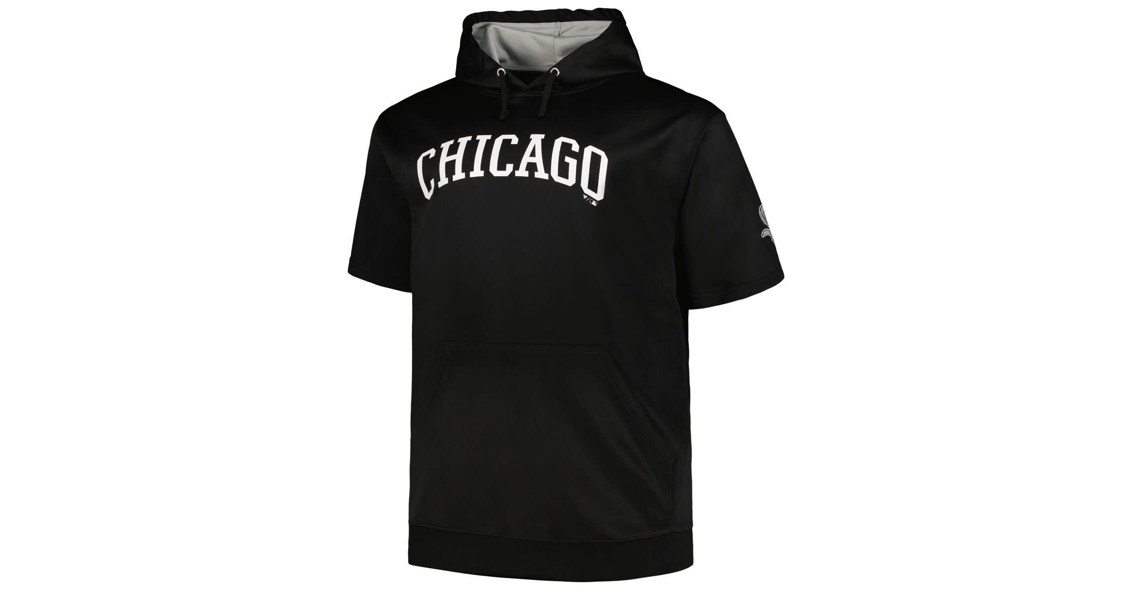 Chicago White Sox MLB Chicago Sox Big & Tall Contrast Short Sleeve Pullover Hoodie