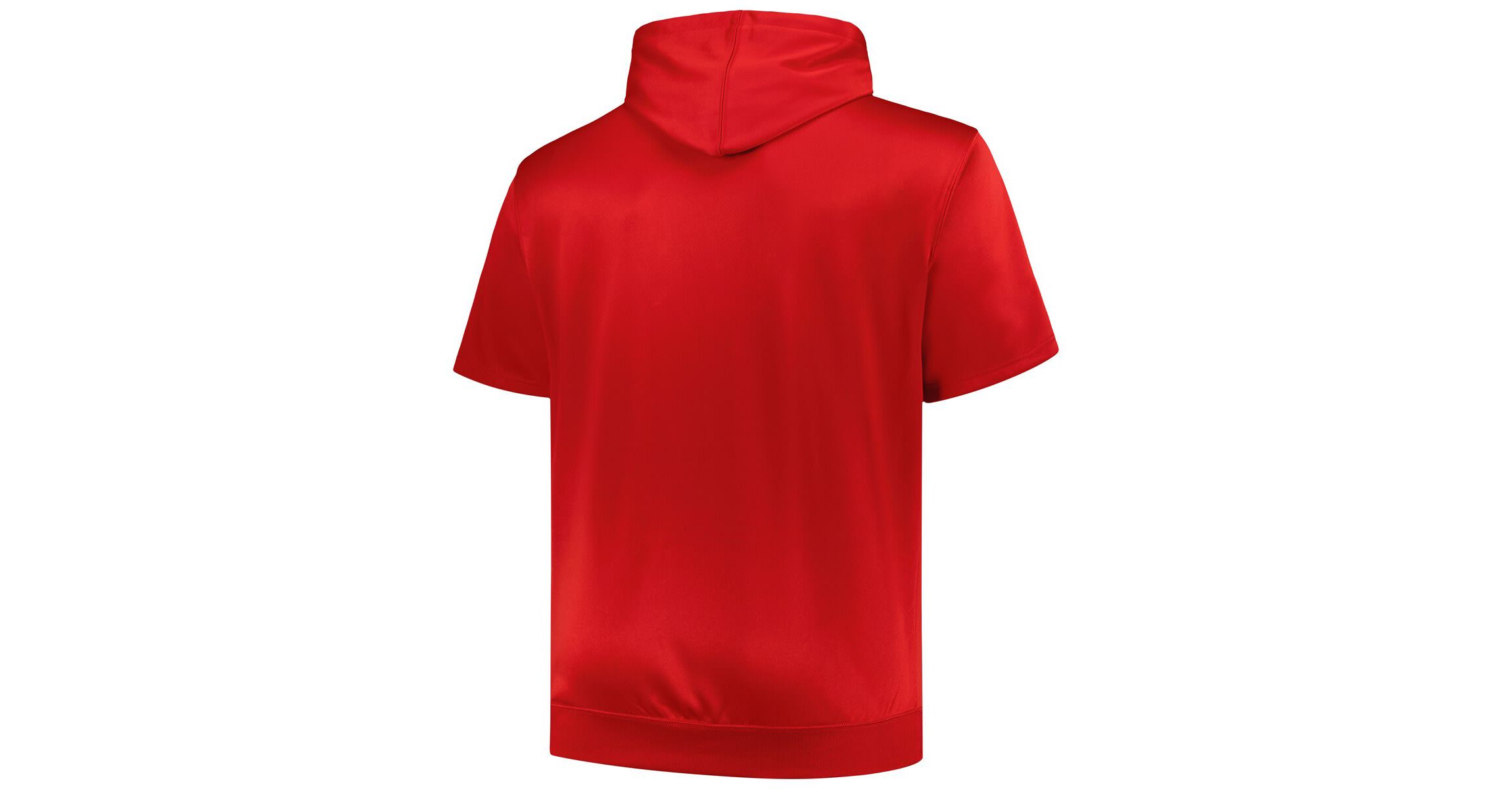 MLB St. Louis Cardinals Big & Tall Contrast Short Sleeve Pullover Hoodie