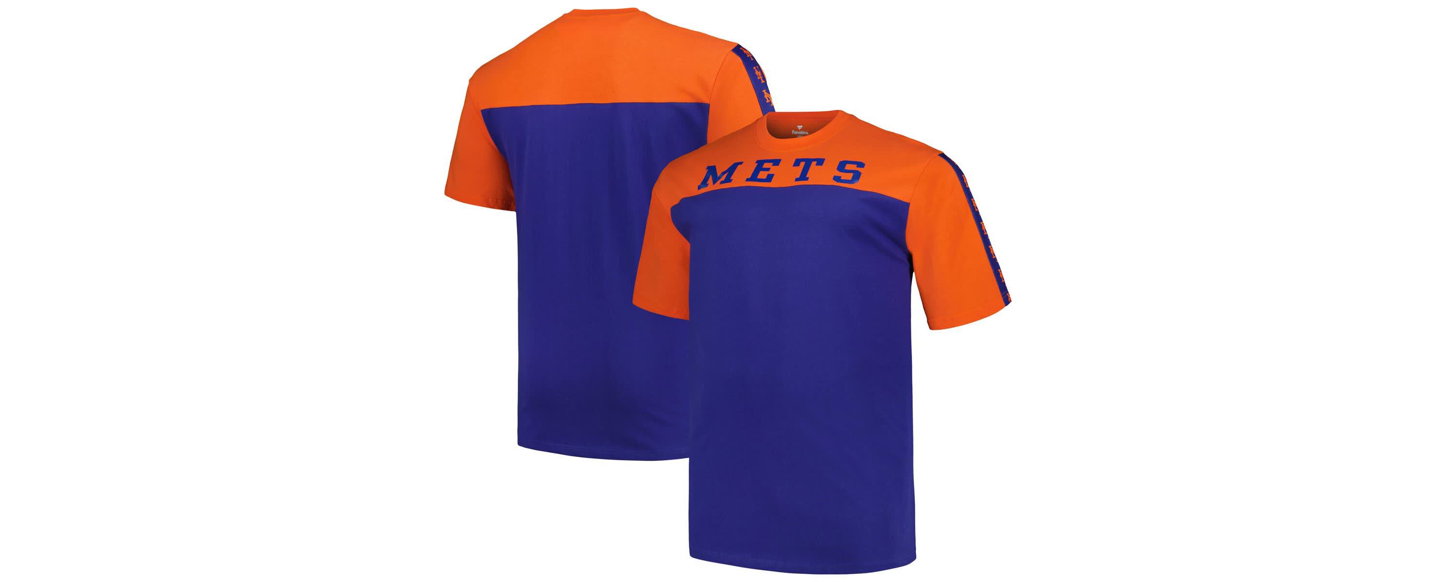 MLB New York Mets Big & Tall Yoke Knit T-Shirt