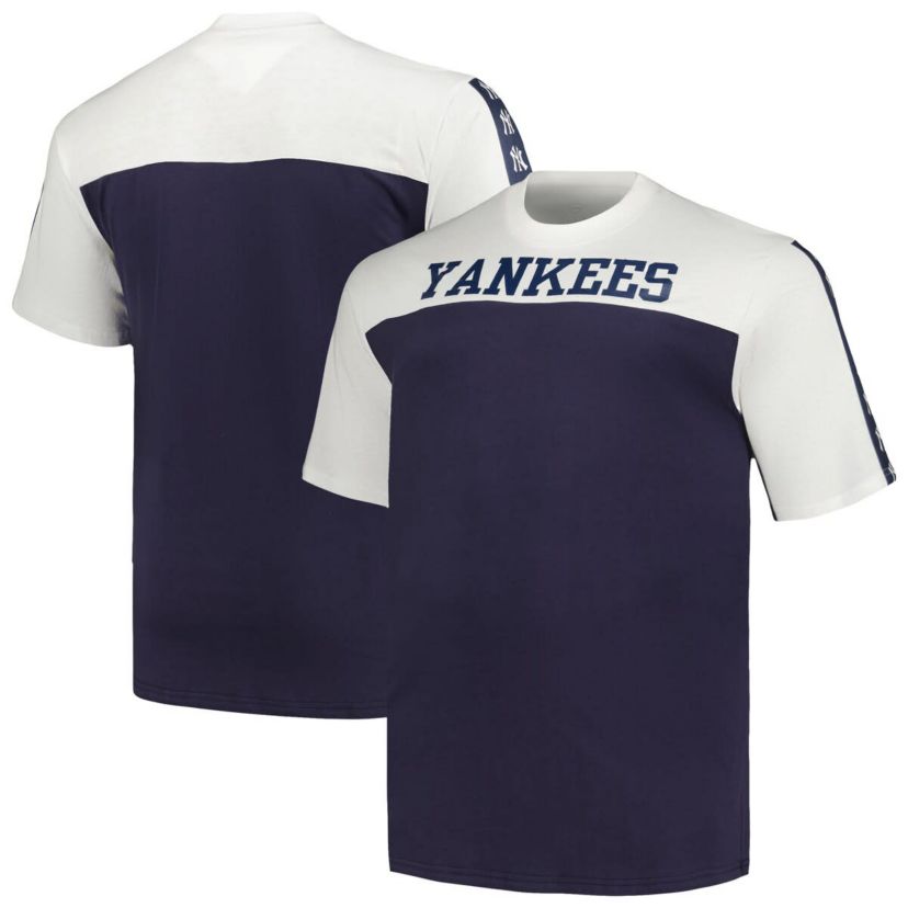 MLB New York Yankees Big & Tall Yoke Knit T-Shirt