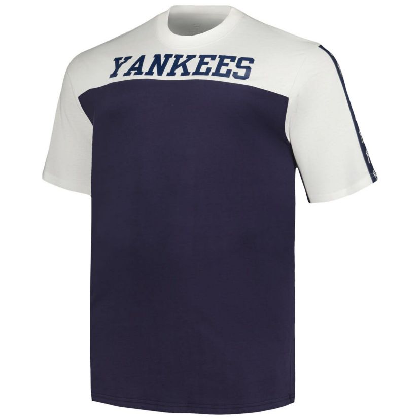 MLB New York Yankees Big & Tall Yoke Knit T-Shirt